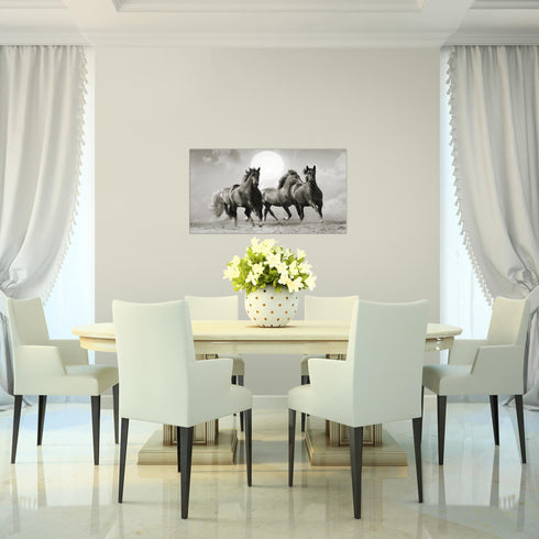 Wandbilder Wohnzimmer XXL Pferde Moderne Bilder Tiere